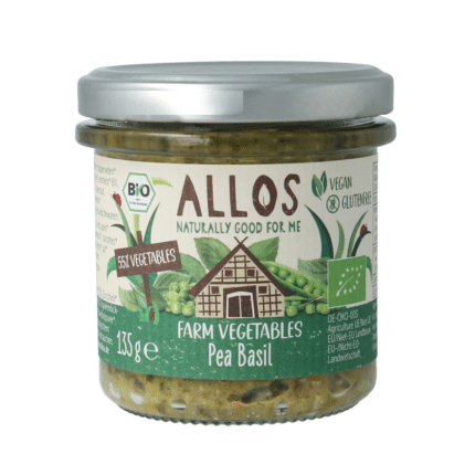 Allos OP=OP Farm vegetables doperwten & basilicum bio
