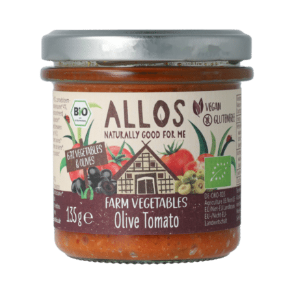 Allos Farm vegetables tomaat & olijf bio