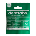 Denttabs Tandpasta tabletten munt zonder fluor vegan
