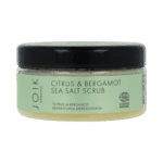 Joik Organics Citrus & bergamot sea salt scrub organic vegan