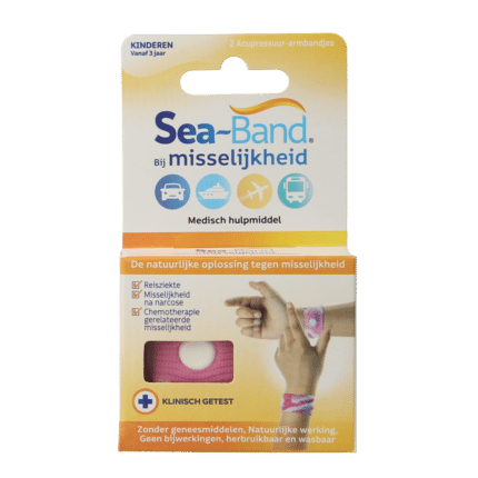 Sea Band Polsband kinderen roze