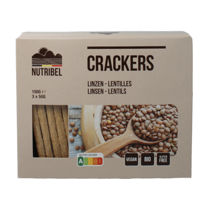 Nutribel Crackers linzen bio