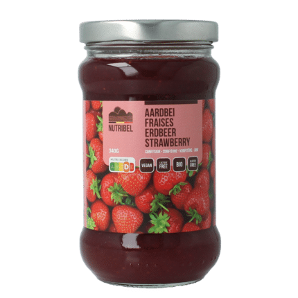 Nutribel Aardbeien confituur bio
