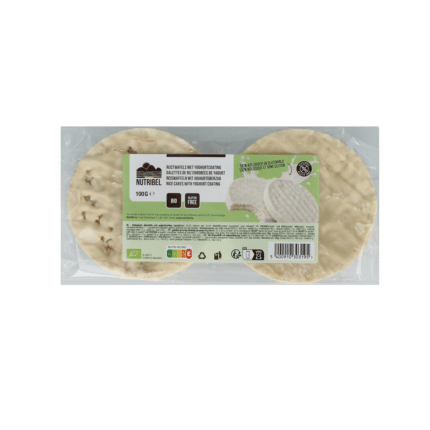 Nutribel Rijstwafels yoghurt coat bio