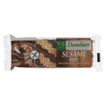 Damhert Sesambar chocolade glutenvrij