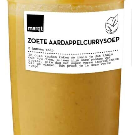 Zoete aardappelcurrysoep