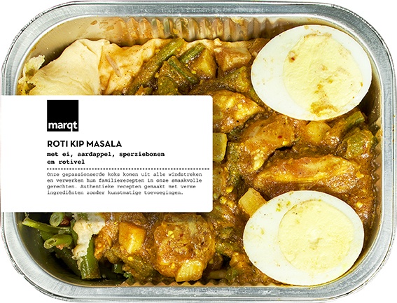 Surinaamse roti kip masala