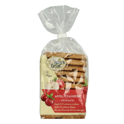Billy's Farm Appel cranberry staafjes bio