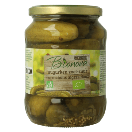 Bionova Augurken zoet zuur bio