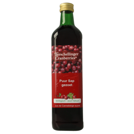 Terschellinger Cranberrysap gezoet bio
