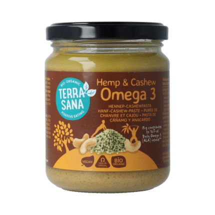 TerraSana Omega 3 hennep cashewpasta