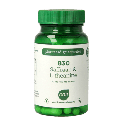 AOV 830 Saffraan & L-Theanine