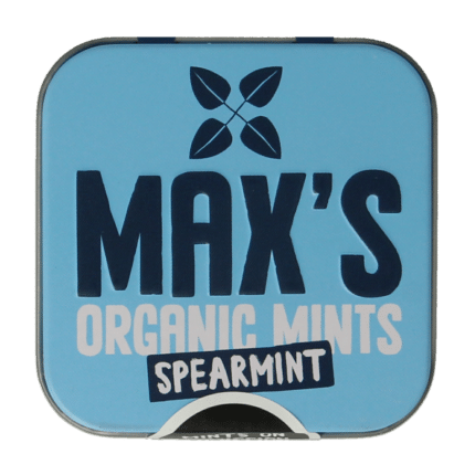Max mints Spearmint blikje vierkant bio