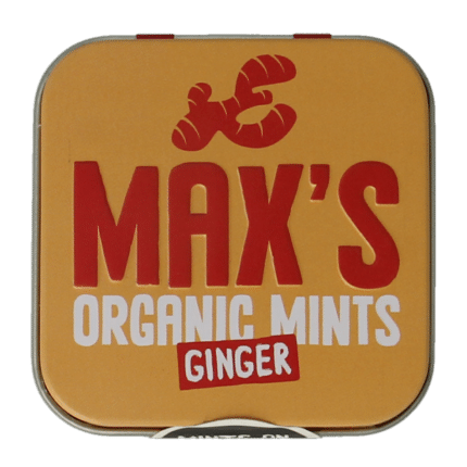 Max mints Ginger blikje vierkant bio