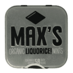 Max mints Liquorice blikje vierkant bio