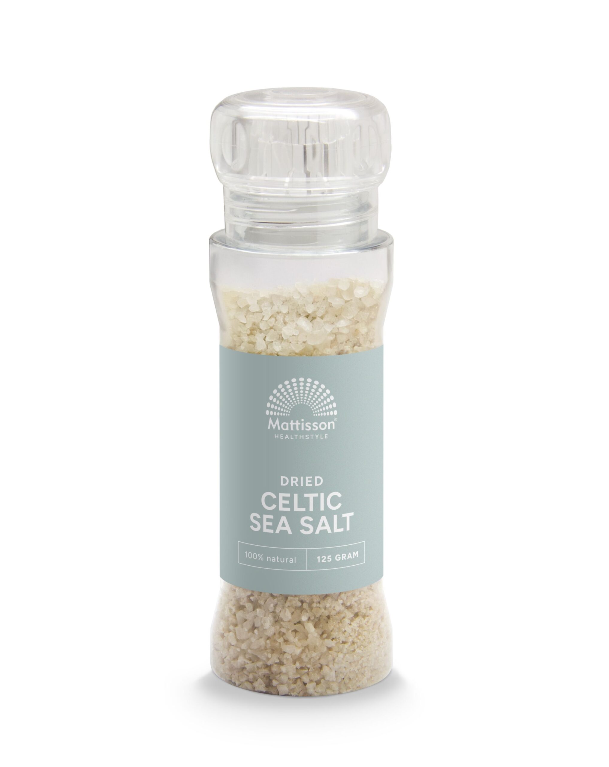 8720959400998_A1N1.jpg Mattisson Keltisch zeezout celtic sea salt gedroogd molen - Afbeelding 1