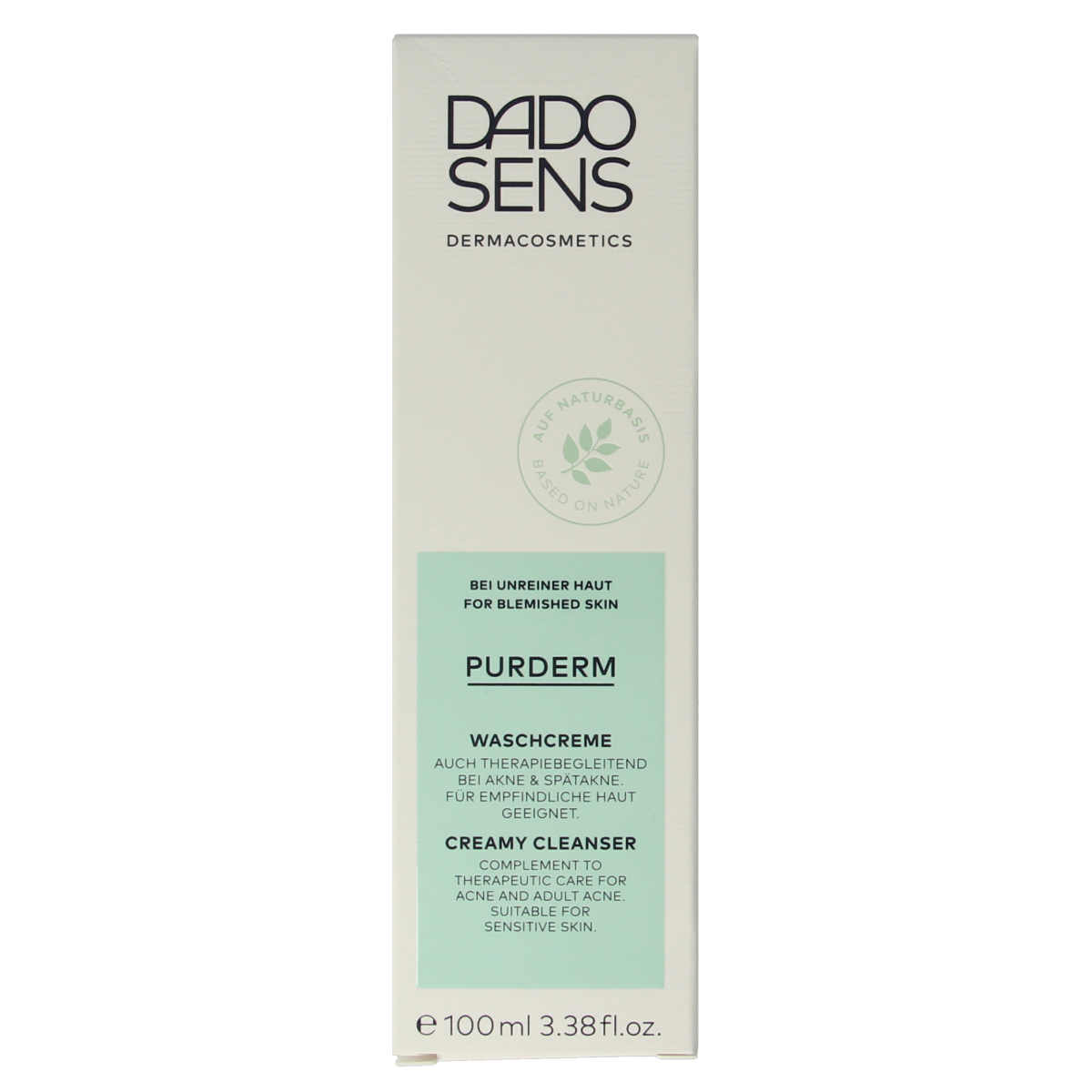 4011140211481_A1N1.png Dado Sens Purderm creamy cleanser bio - Afbeelding 1