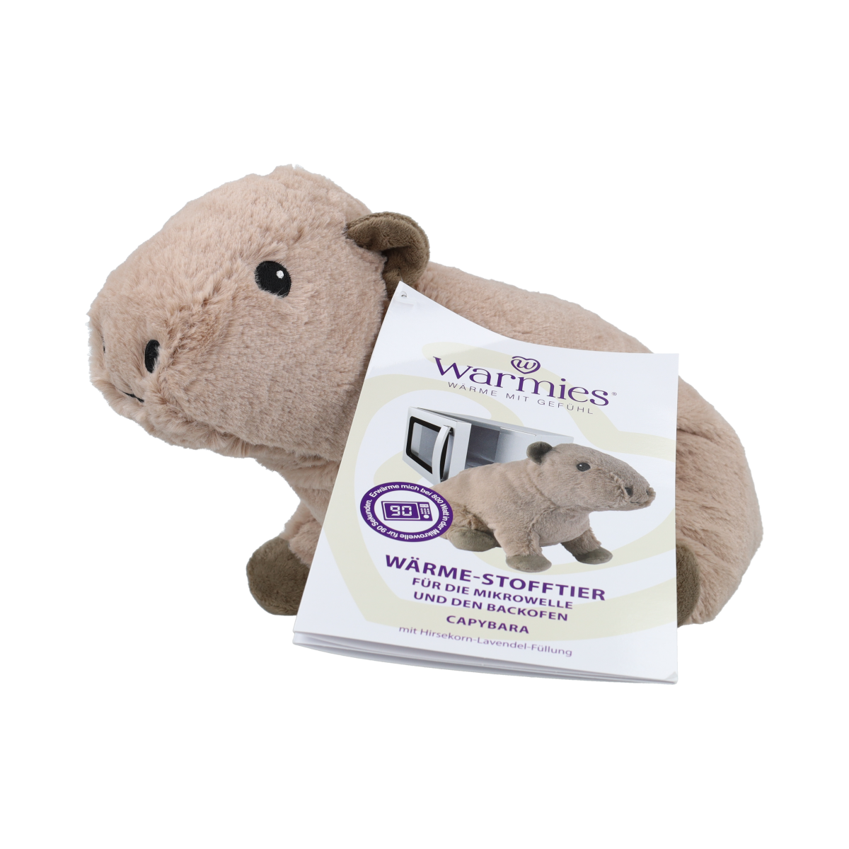 4260394919739_A1N1.png Warmies Warmteknuffel Capybara - Afbeelding 1