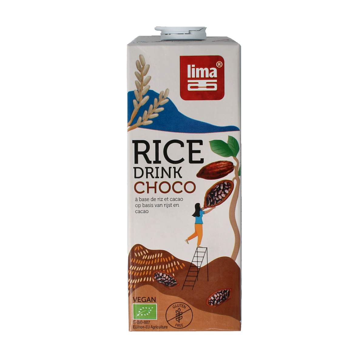 5411788043274_A1N1.png Lima Rice drink choco bio - Afbeelding 1