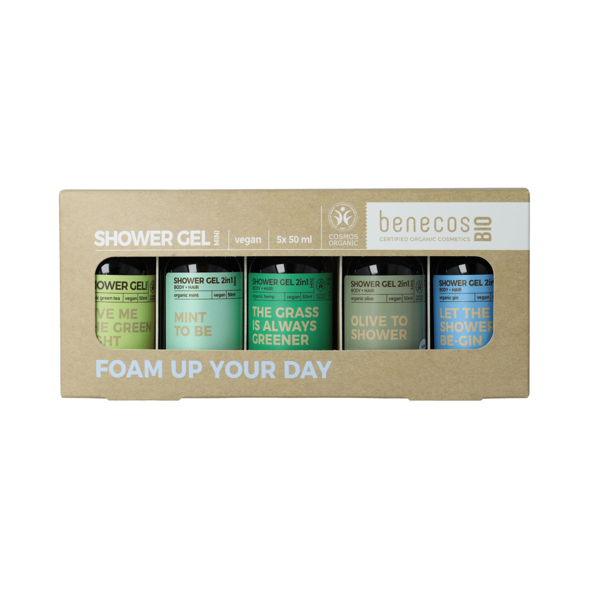 4260198096896_A1N1.png Benecos natural beauty Mini Set Foam Up Your Life - Afbeelding 1