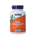 NOW Zink glucoraat 50mg