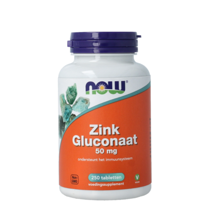 NOW Zink glucoraat 50mg