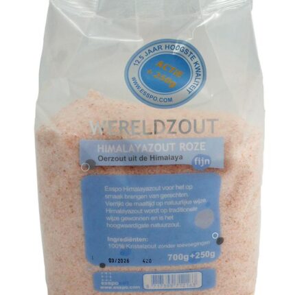 Esspo Himalayazout roze fijn 700gr + 250gr