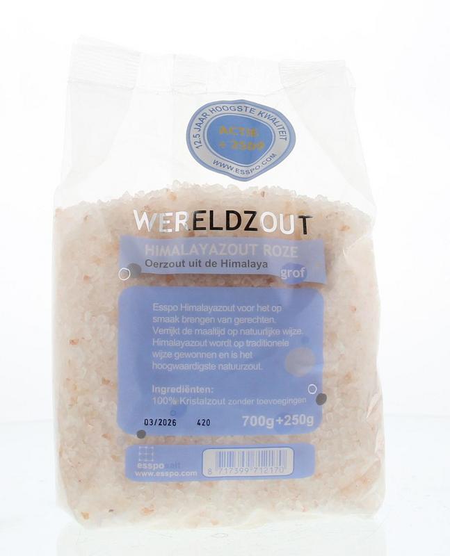 836533.jpg Esspo Himalayazout roze grof 700gr + 250gr - Afbeelding 1