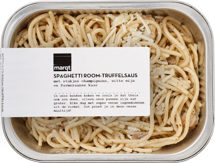 Marqt Spaghetti room-truffelsaus 360 g | Het Geheim Marqt Spaghetti room-truffelsaus 360 g - Afbeelding 1