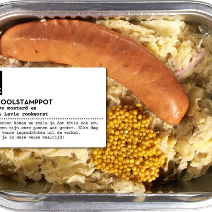 Marqt Zuurkoolstamppot met rookworst 450 g