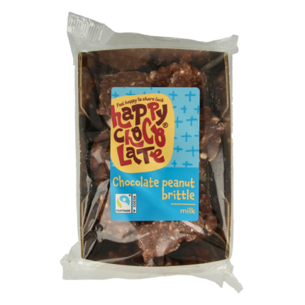 Happy Chocolate Chocolade pindarotsen melk bio