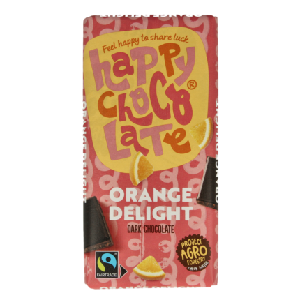 Happy Chocolate Puur sinaasappel bio