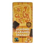 Happy Chocolate Puur amandel karamel zeezout bio