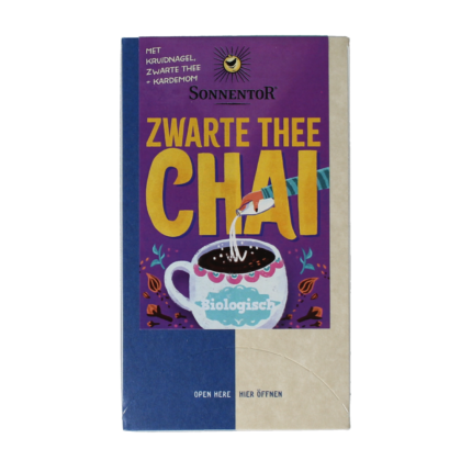 Sonnentor Zwarte chai thee bio